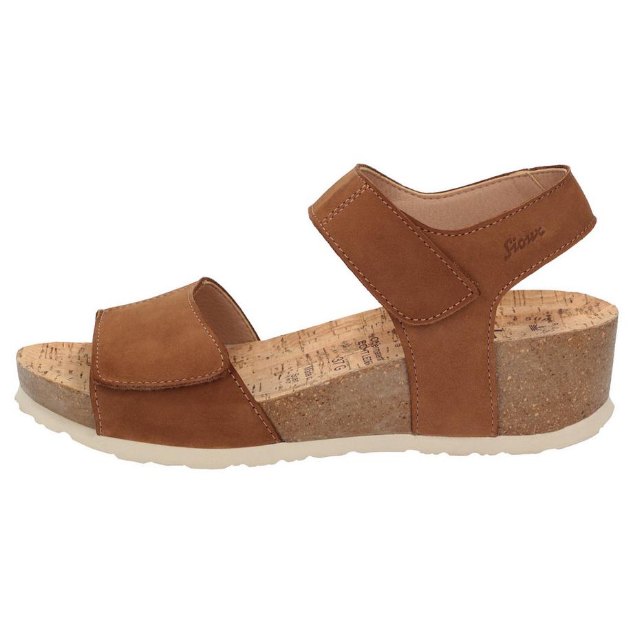 Sioux Sandalo con tacco a zeppa Yagmur-700  
