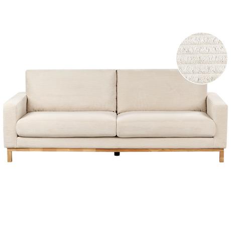 Beliani 3 Sitzer Sofa aus Cord Modern SIGGARD  