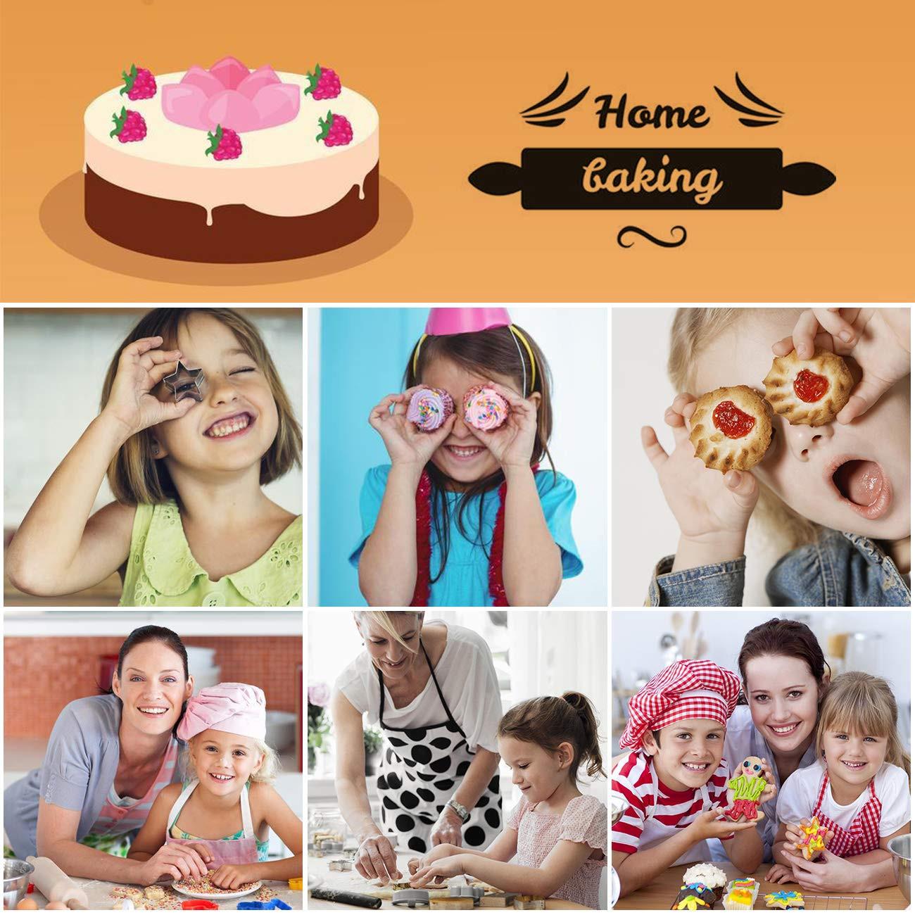 Activity-board  Set de cuisine pour enfants Set de pâtisserie pour enfants Set de jouets de cuisine accessoires Tablier avec toque de chef 