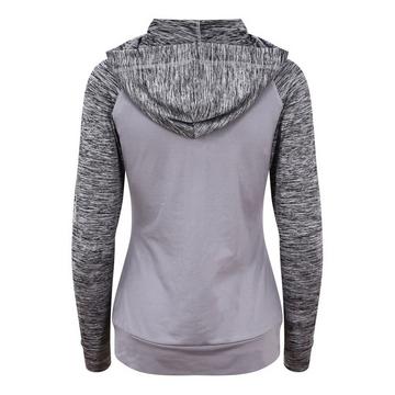 Cool Girlie Hoodie mit durchgehendem Reißverschluss