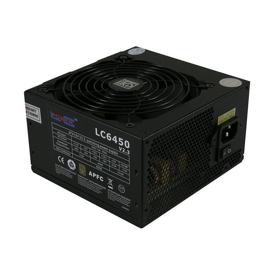 LC6450 V2.3 Netzteil 450 W 20+4 pin ATX ATX Schwarz