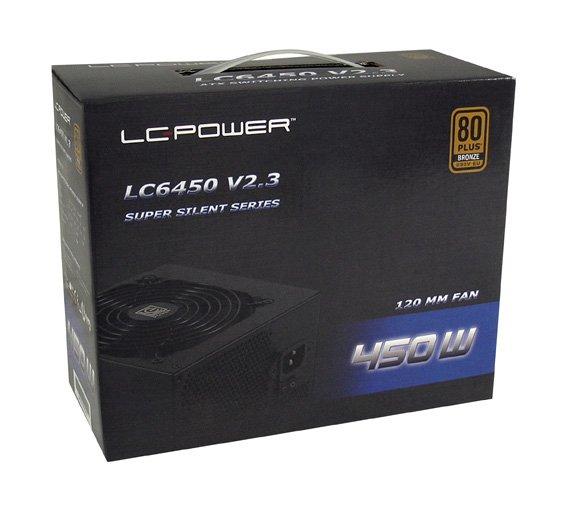LC-POWER  LC6450 V2.3 Netzteil 450 W 20+4 pin ATX ATX Schwarz 