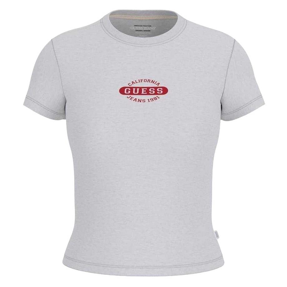 Maglietta Aderente Logo Girocollo