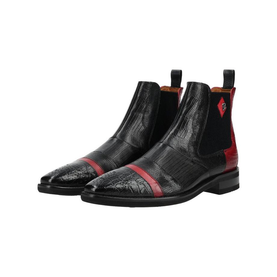 Melvin & Hamilton Stivaletto Chelsea con pannelli strutturati  