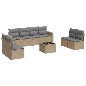 Garten sofagarnitur poly-rattan