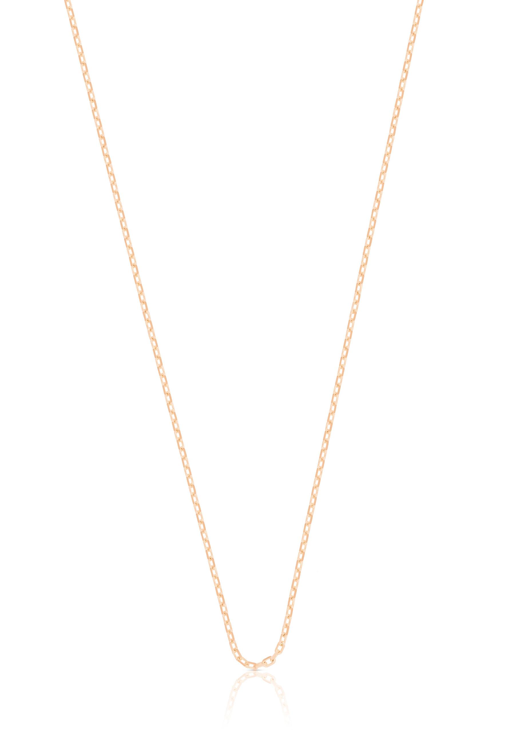 MUAU Schmuck  Collier Anker Rotgold 750, 1.2mm, 50cm 