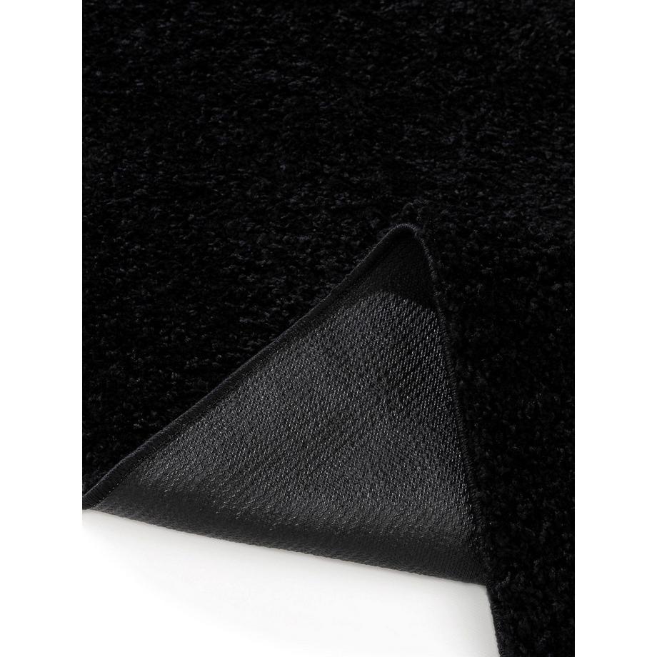 Benuta Hochflorteppich Soho Schwarz  