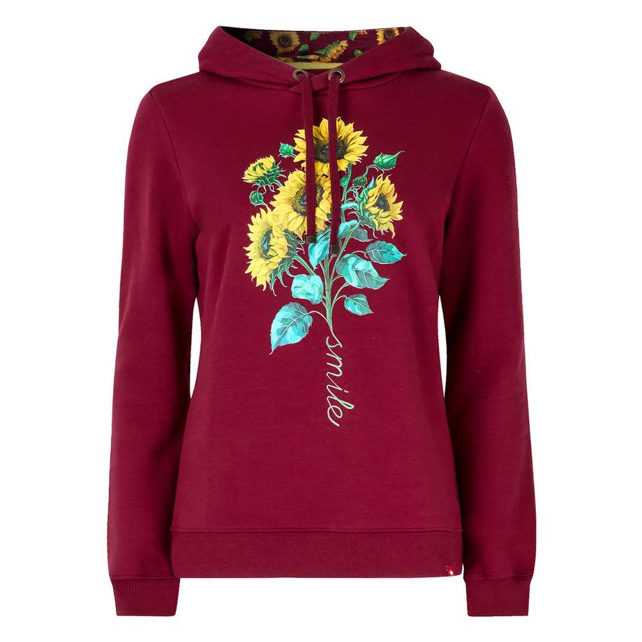 Joe Browns Hoodie mit Sonnenblumen-Print  