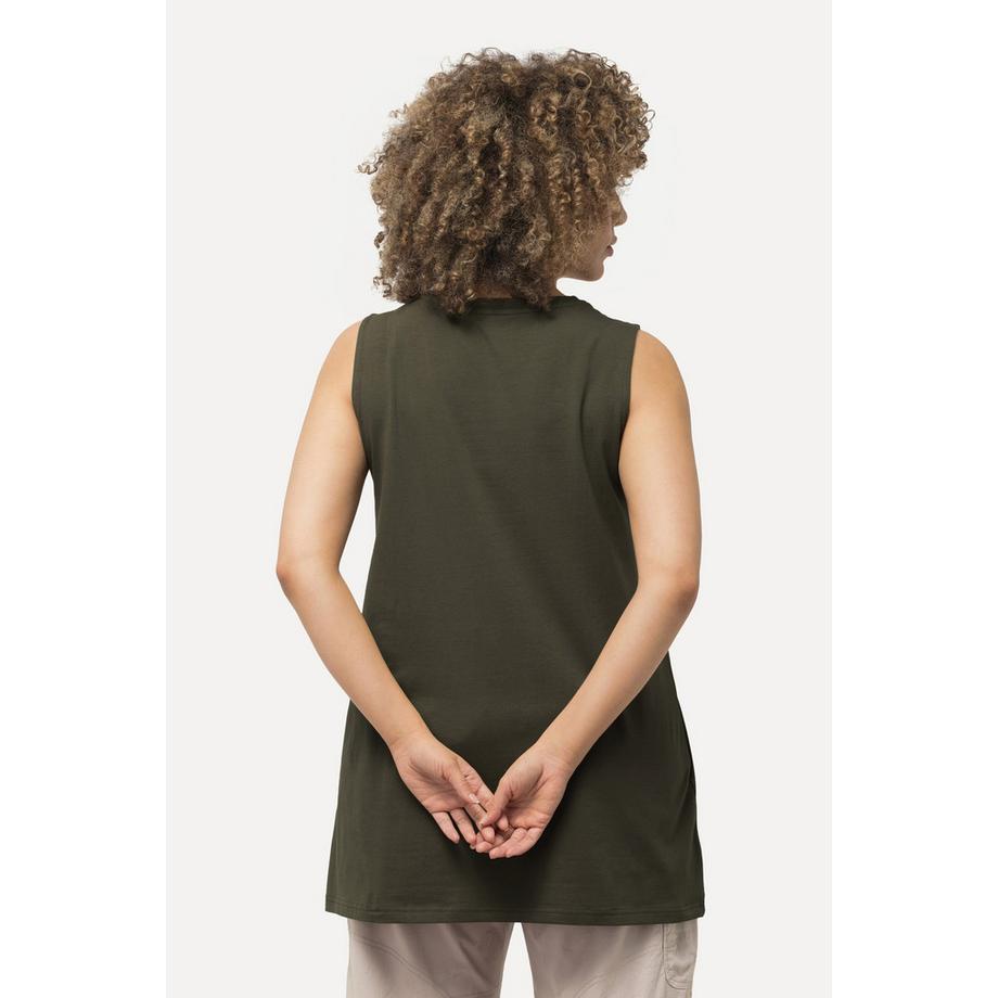 Ulla Popken Longtop Classic Fit Carree Ausschnitt ärmellos  