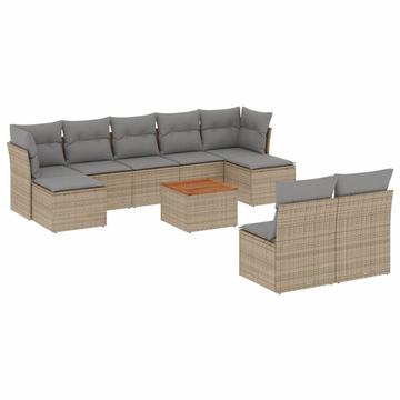 Garten sofagarnitur poly-rattan