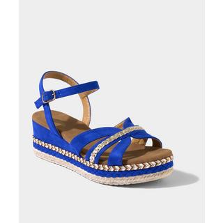 Joe Browns  Plateau-Espadrille-Sandalen mit überkreuztem Absatz 