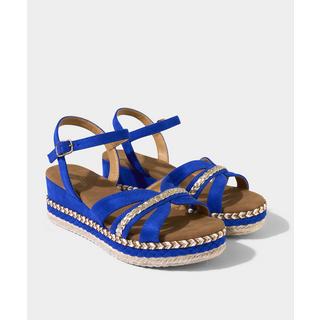 Joe Browns  Plateau-Espadrille-Sandalen mit überkreuztem Absatz 