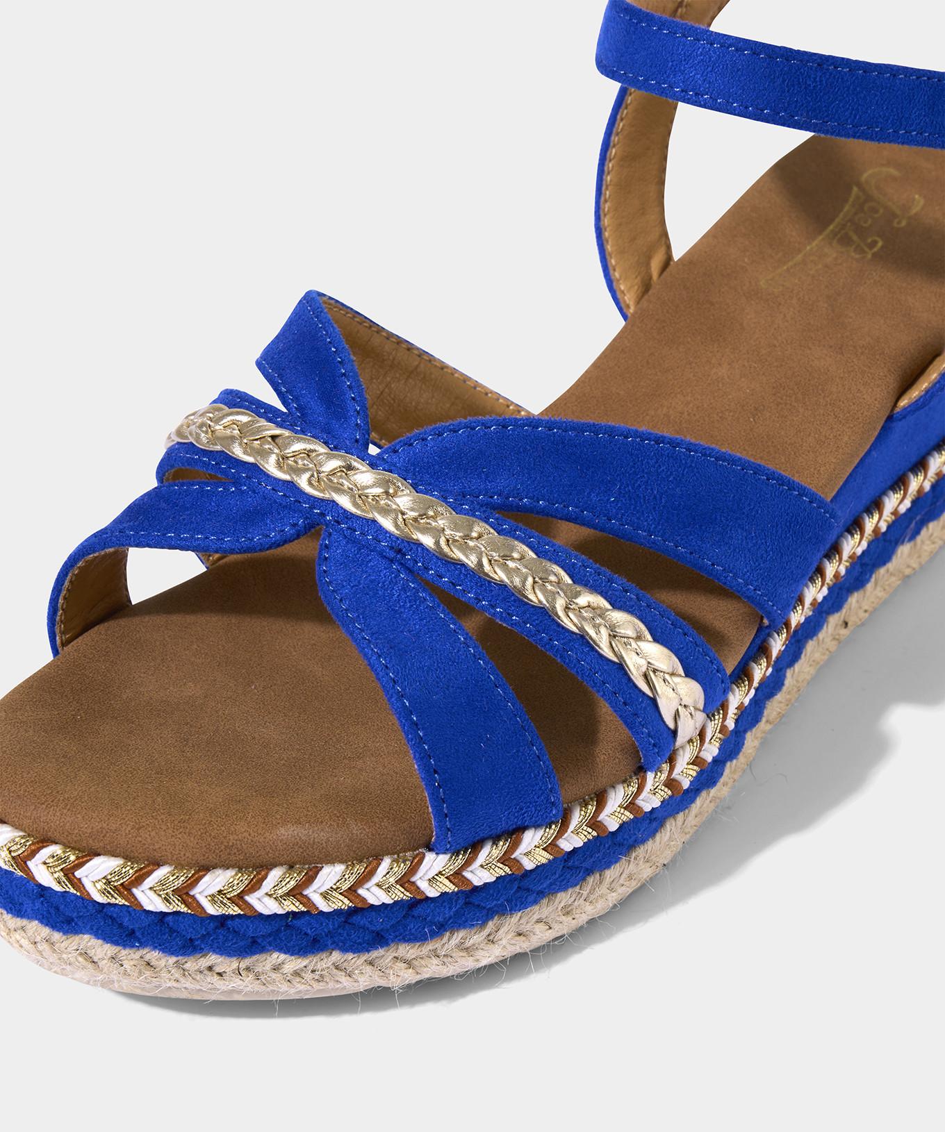 Joe Browns  Plateau-Espadrille-Sandalen mit überkreuztem Absatz 