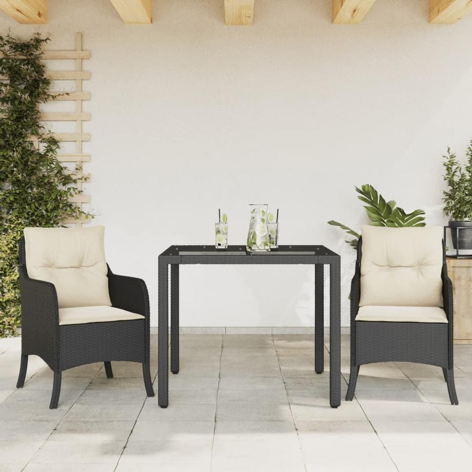 VidaXL set da pranzo da giardino Polirattan  