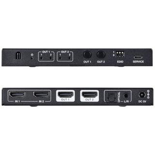 SpeaKa Professional  Switch 8K HDMI Matrix 2x2 avec Extractor audio 