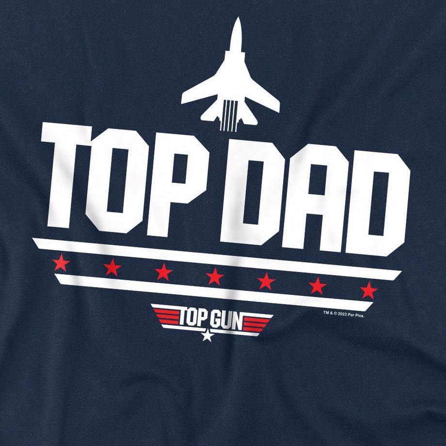 Top Gun Top Dad Kurzarm T-Shirt  