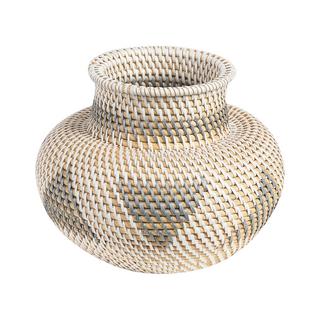 Beliani Vaso decorativo en Rattan Boho ASAHAN  