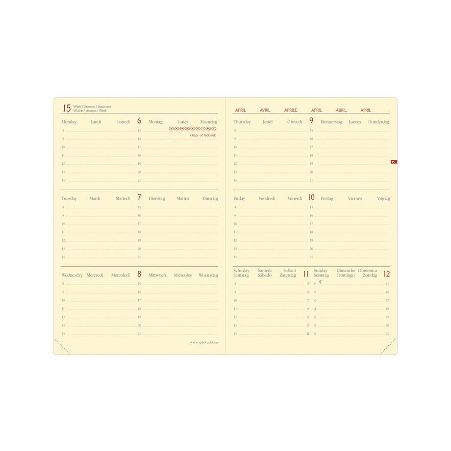 QUO-VADIS HORIZONTAL 15 SD ML Everest - 10x15 cm - Gummizug  