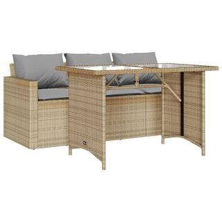 VidaXL Garten essgruppe poly-rattan  