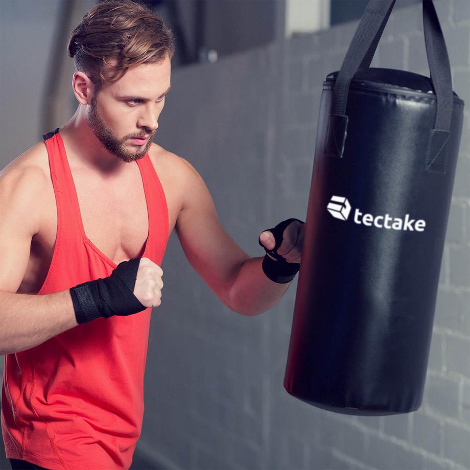 Tectake  Set sacco da boxe  imbottito, in sospensione 