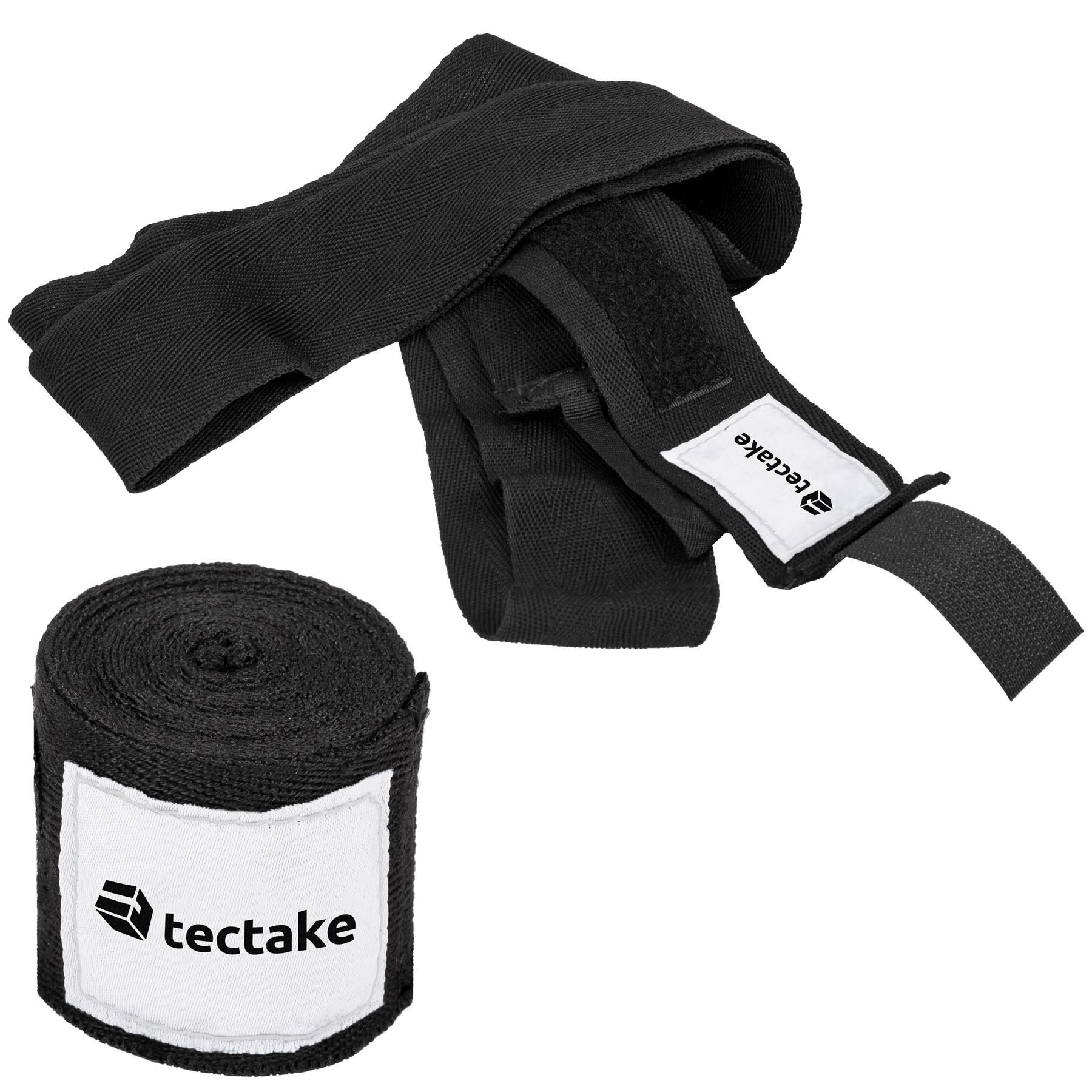 Tectake  1 Sac de Frappe, 2 Gants de Boxe, 2 Bandages de Protection 