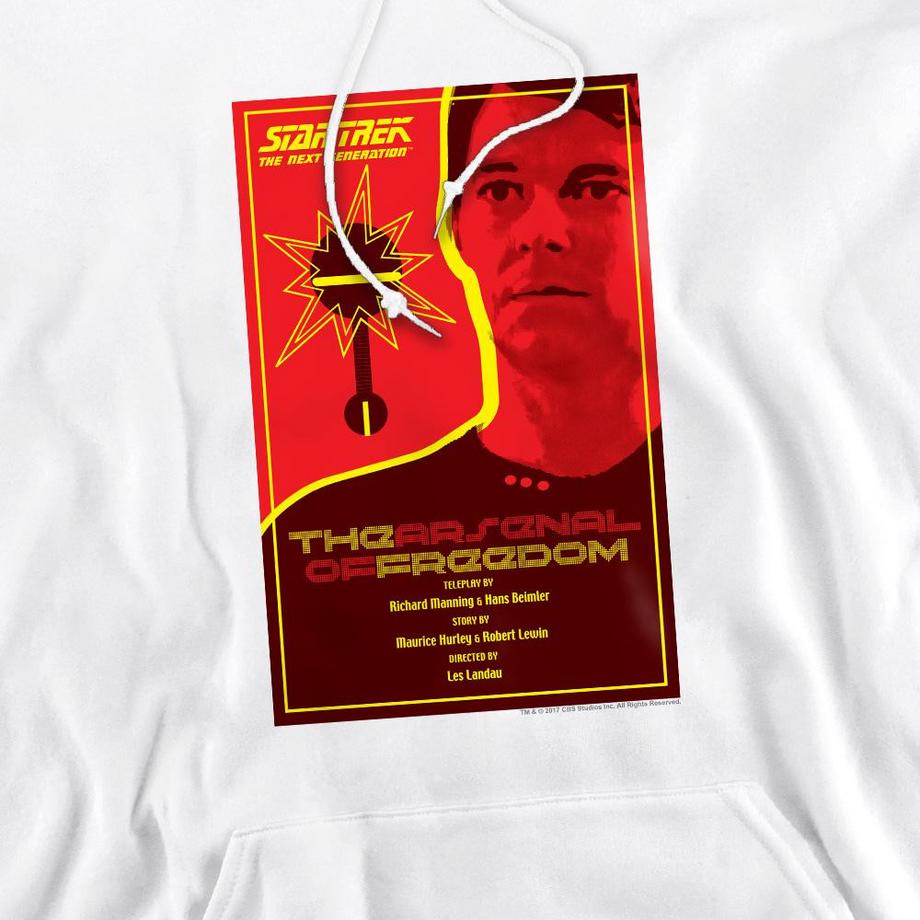 Star Trek The Next Generation Season 1 Episode 21 Felpa con cappuccio  