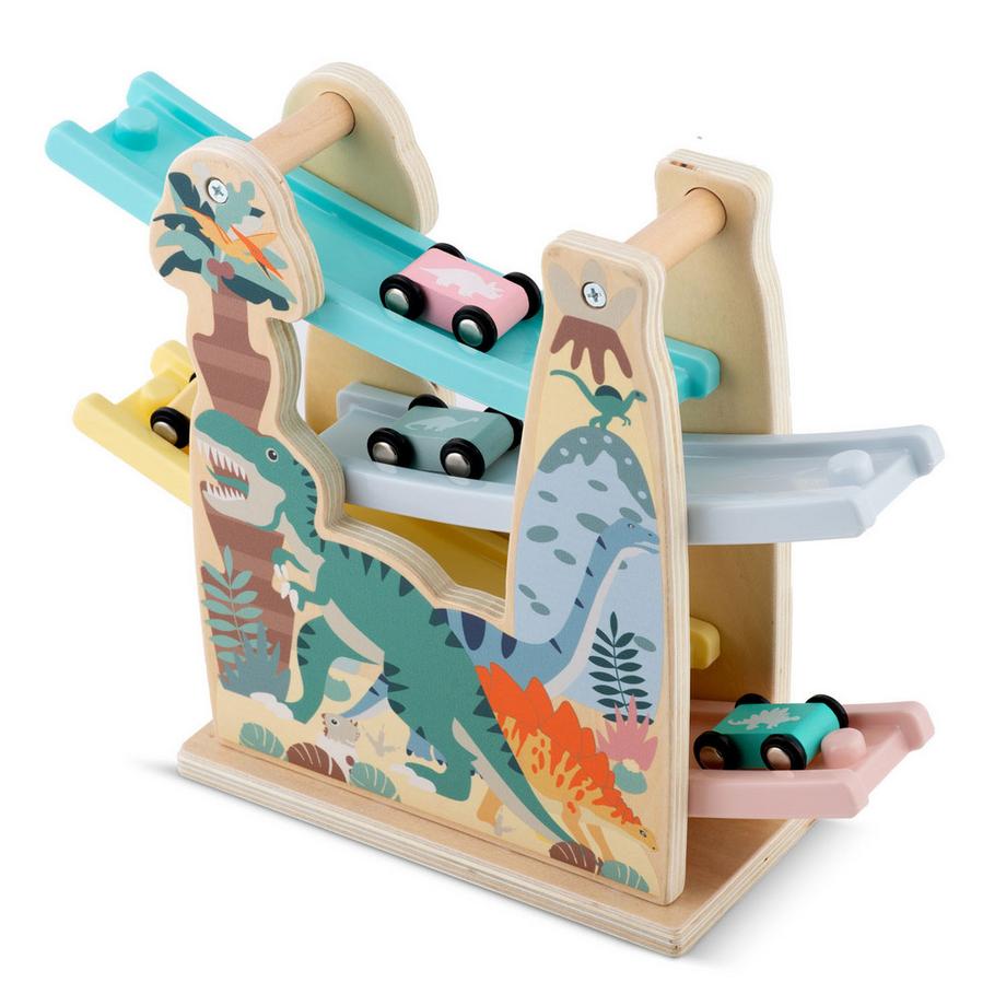 B2X  Giocattolo scivolo in legno con macchinine RK-867 Ricokids 