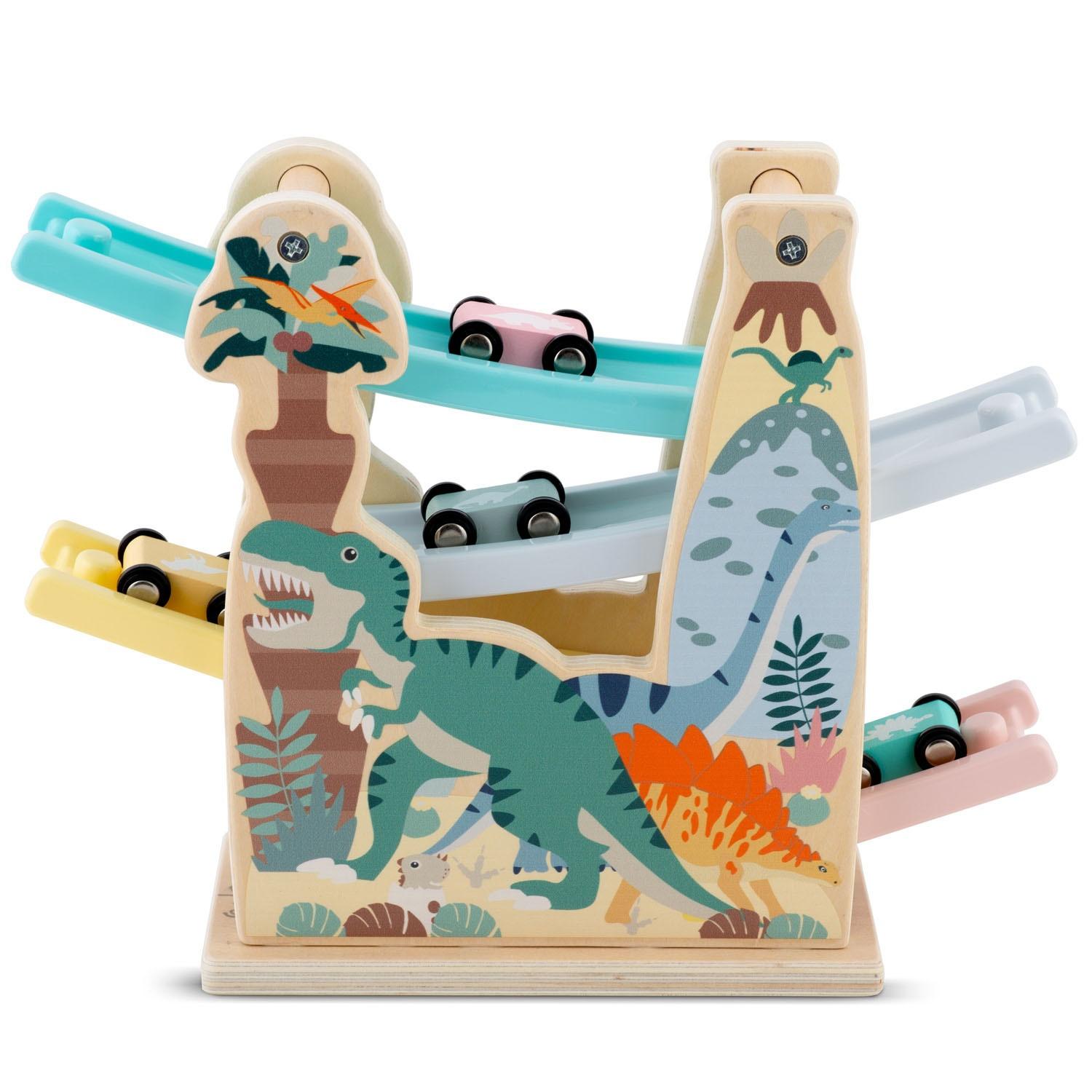 B2X  Giocattolo scivolo in legno con macchinine RK-867 Ricokids 