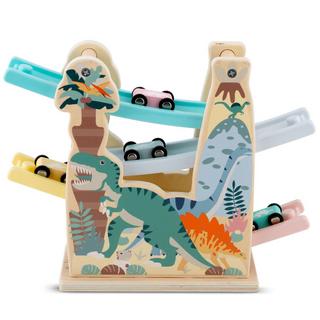 B2X  Giocattolo scivolo in legno con macchinine RK-867 Ricokids 