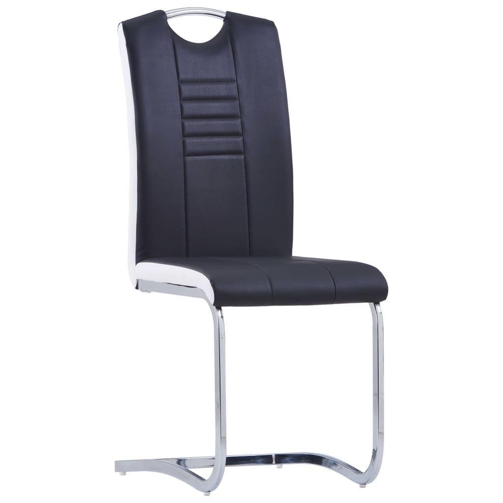 VidaXL Chaise de salle à manger cuir artificiel  