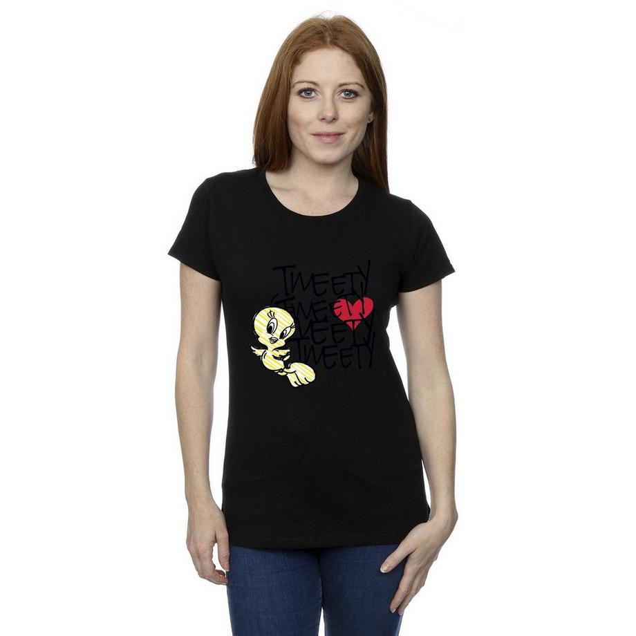 LOONEY TUNES Tweety Bird T-Shirt Manches Courtes  