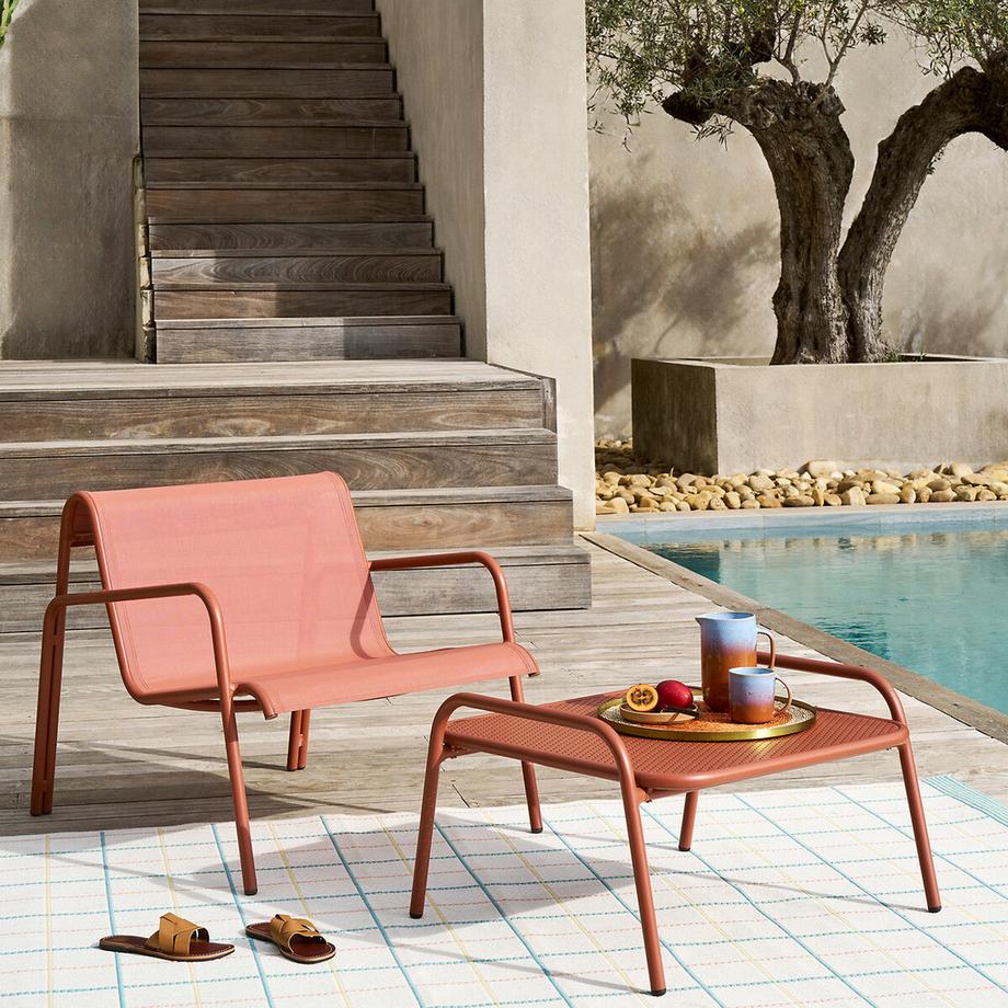 La Redoute Intérieurs Loungetisch/Fussablage Lysa  