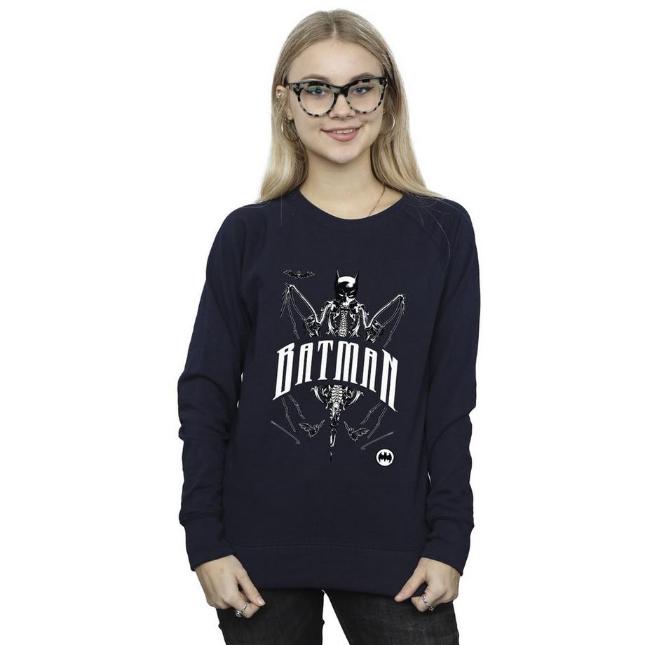 BATMAN Skeleton Logo Sweatshirt  