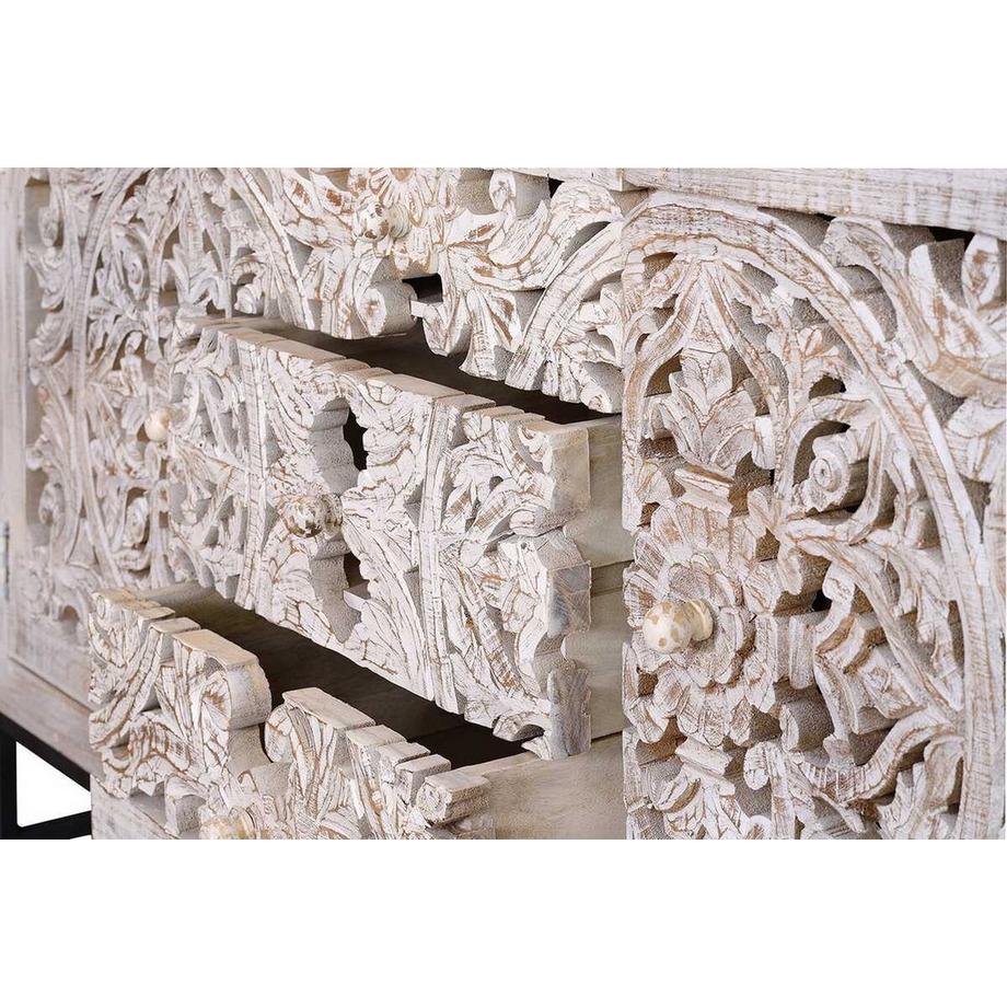 mutoni Sideboard Mykonos mangue vintage blanc 150  