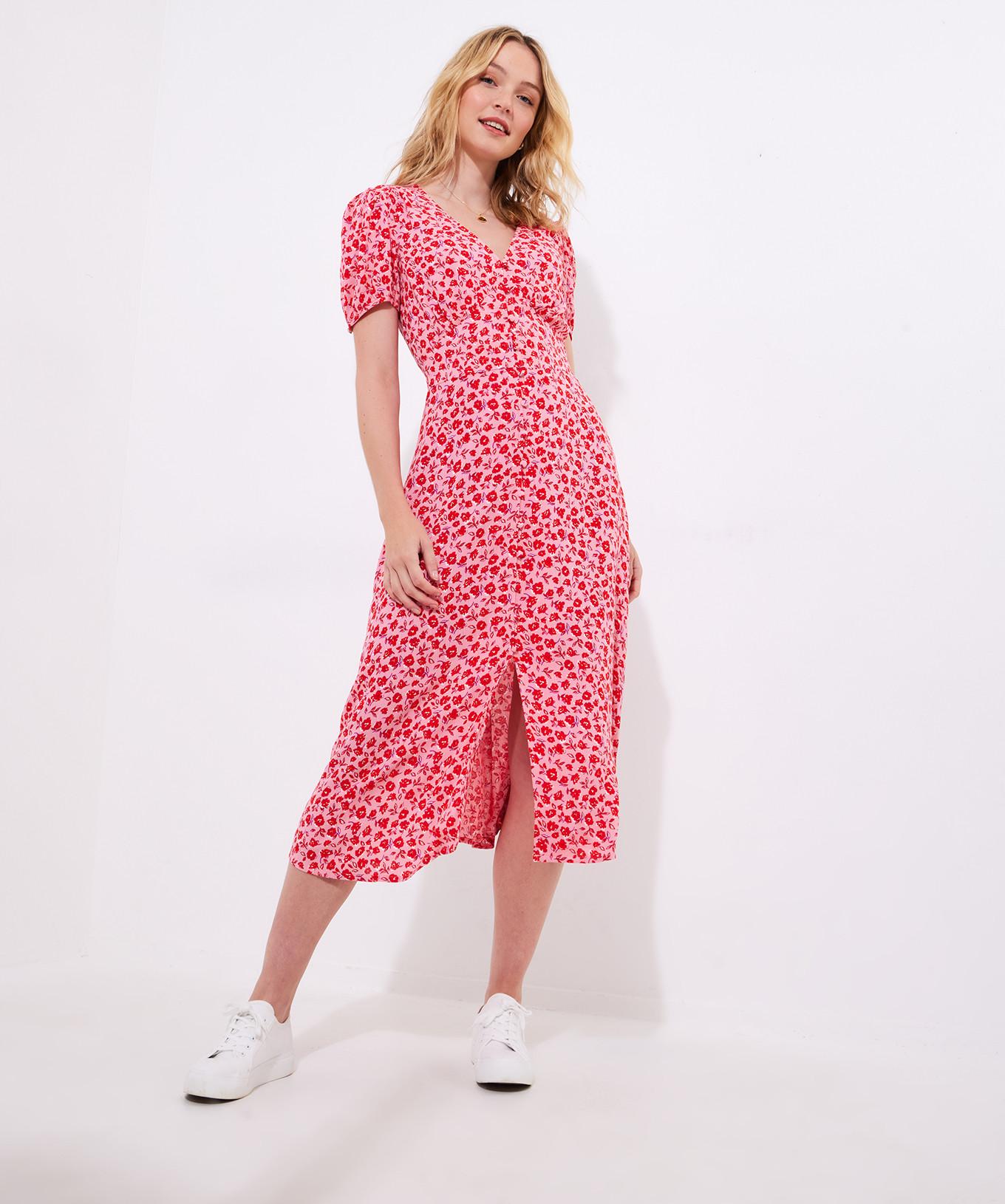 Joe Browns  Robe Midi Imprimé Motif Roses 