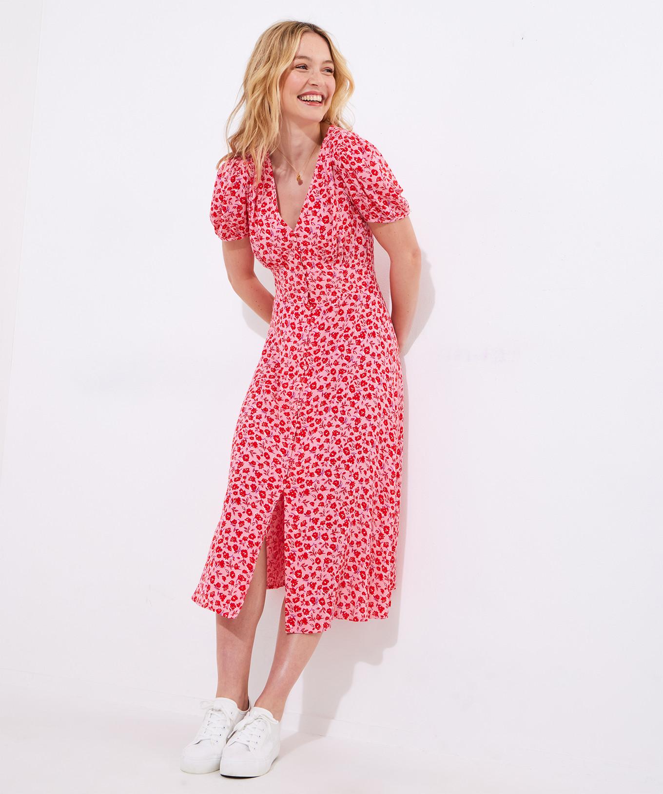 Joe Browns  Robe Midi Imprimé Motif Roses 