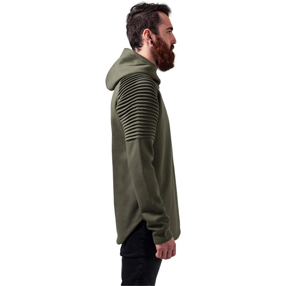 URBAN CLASSICS Pleat Sleeve Terry Kapuzenpullover  