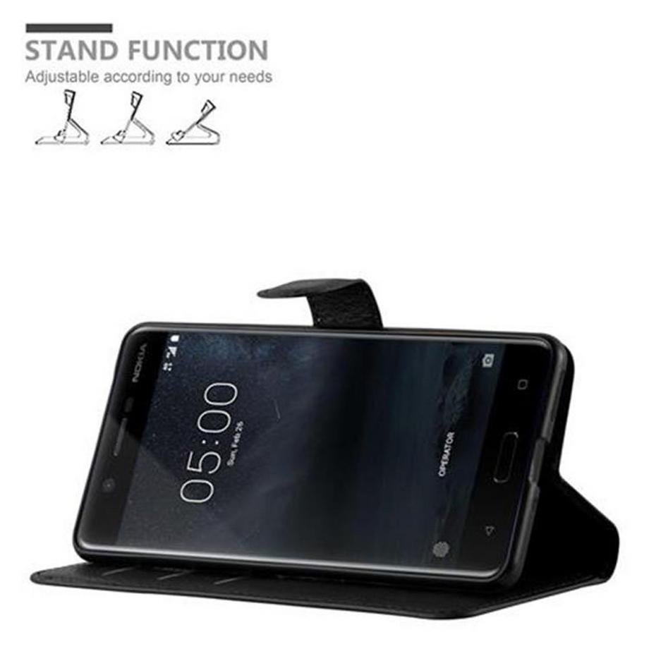 Cadorabo  Hülle für Nokia 5 2017 Standfunktion, Kartenfach 