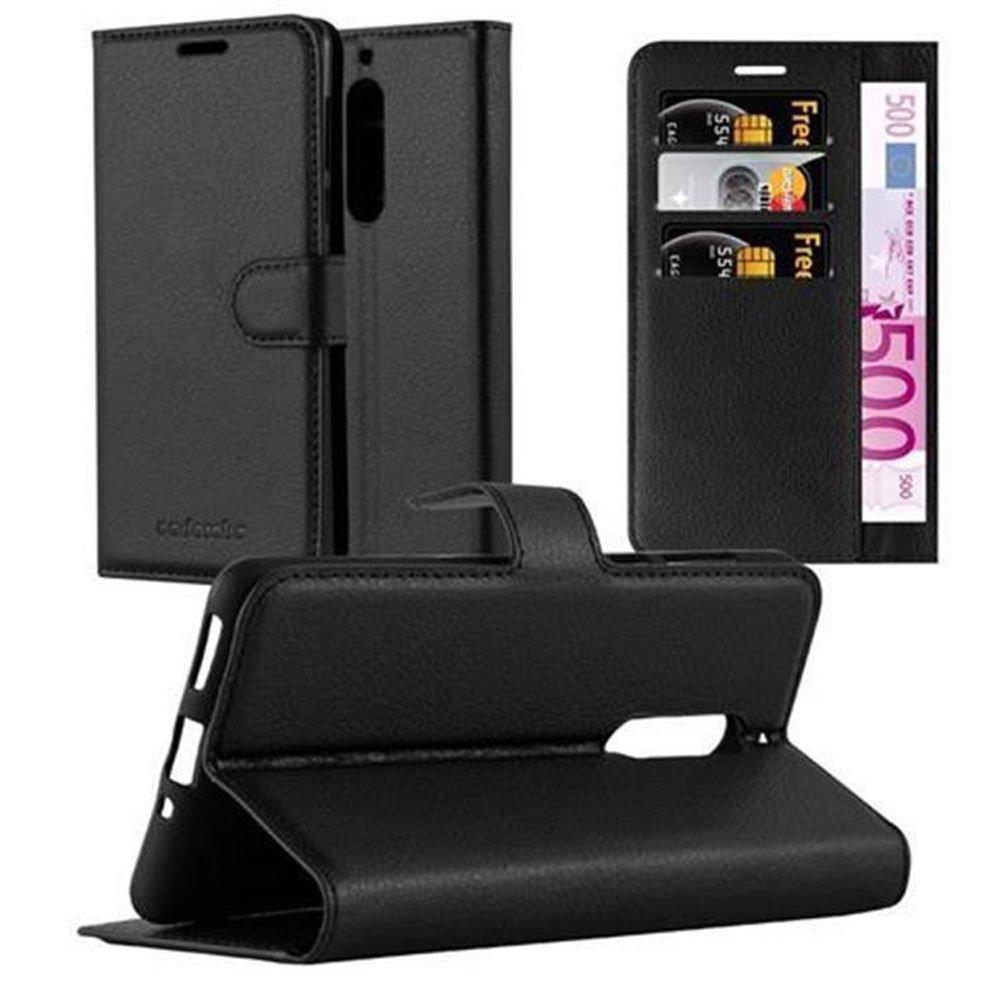 Cadorabo  Housse compatible avec Nokia 5 2017 - Coque de protection avec fermeture magnétique, fonction de support et compartiment pour carte 