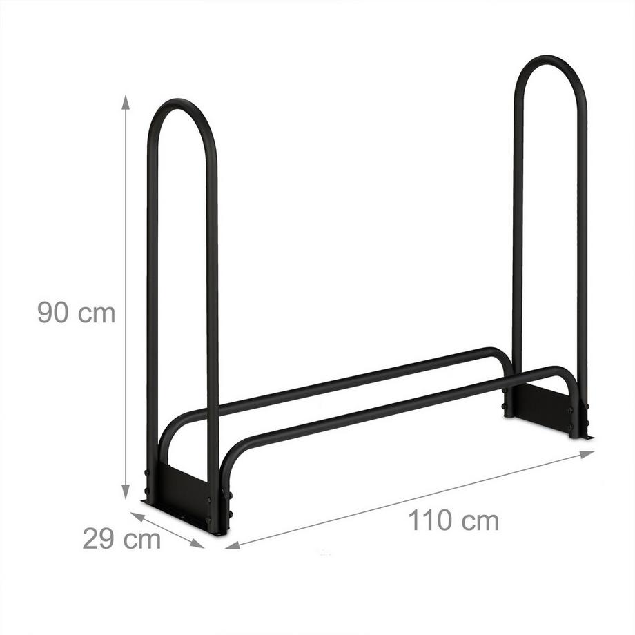 B2X  Étagère en bois et métal 110 cm 