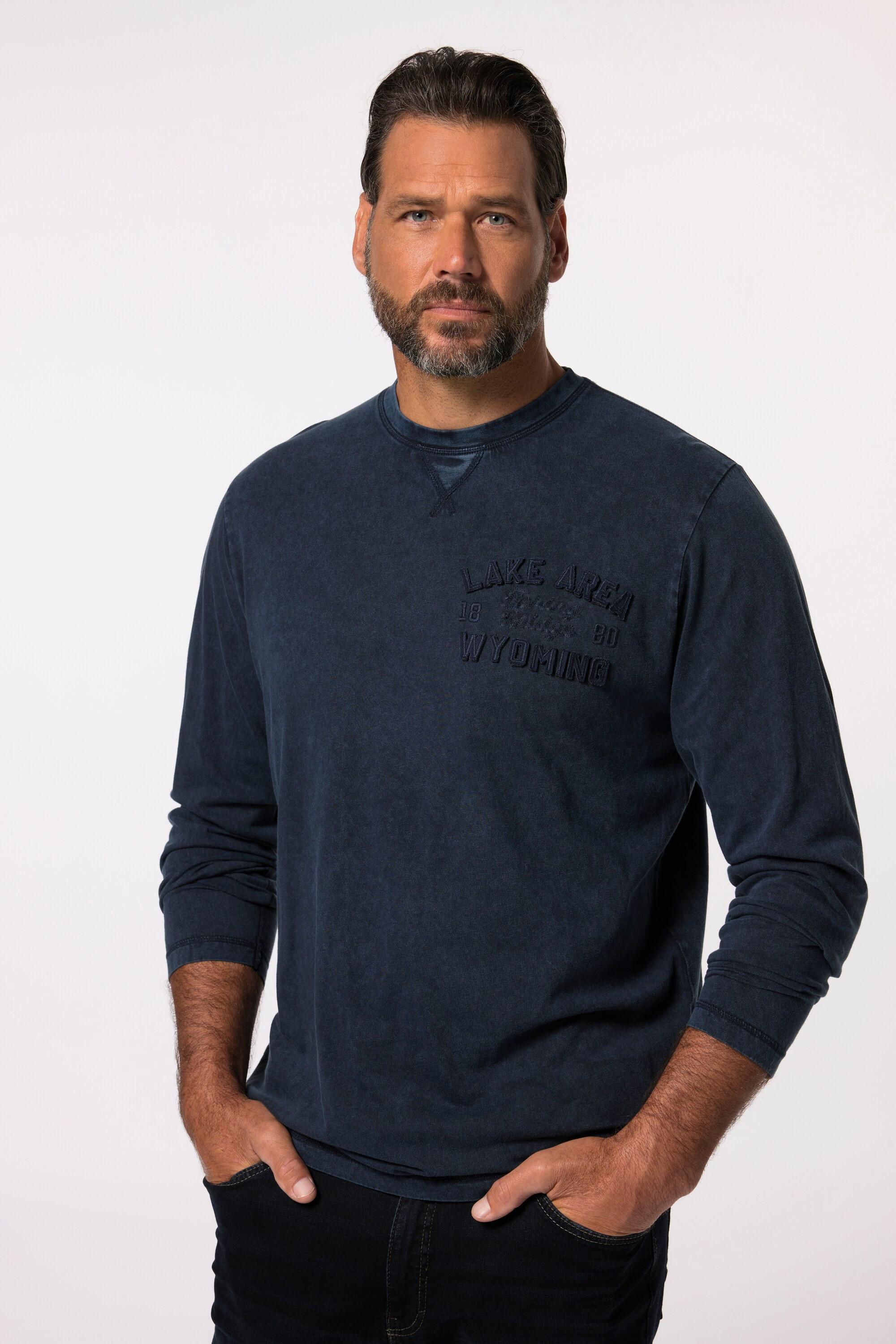 JP1880 T-shirt Manches Longues Look Vintage Broderie  