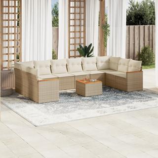 VidaXL Garten sofagarnitur poly-rattan  