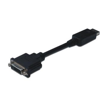 M-Cab DisplayPort - DVI-D (24+1) Adapter, St/Bu, 15cm