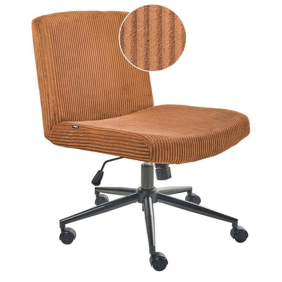 Chaise de bureau en Velours côtelé  GEDDES