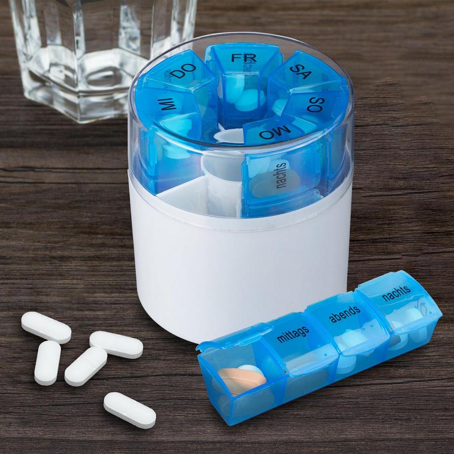 B2X Tablettenbox 7 Tage 4 Fächer  