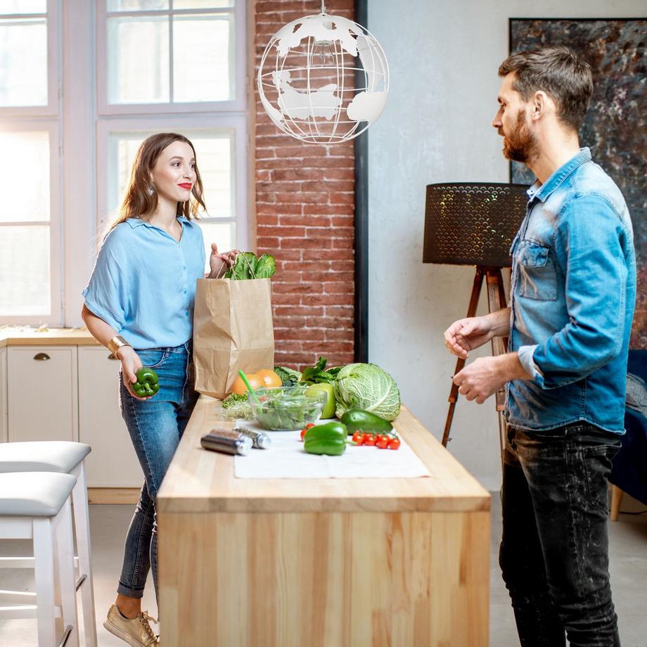 B2X Lampada a sospensione a globo  