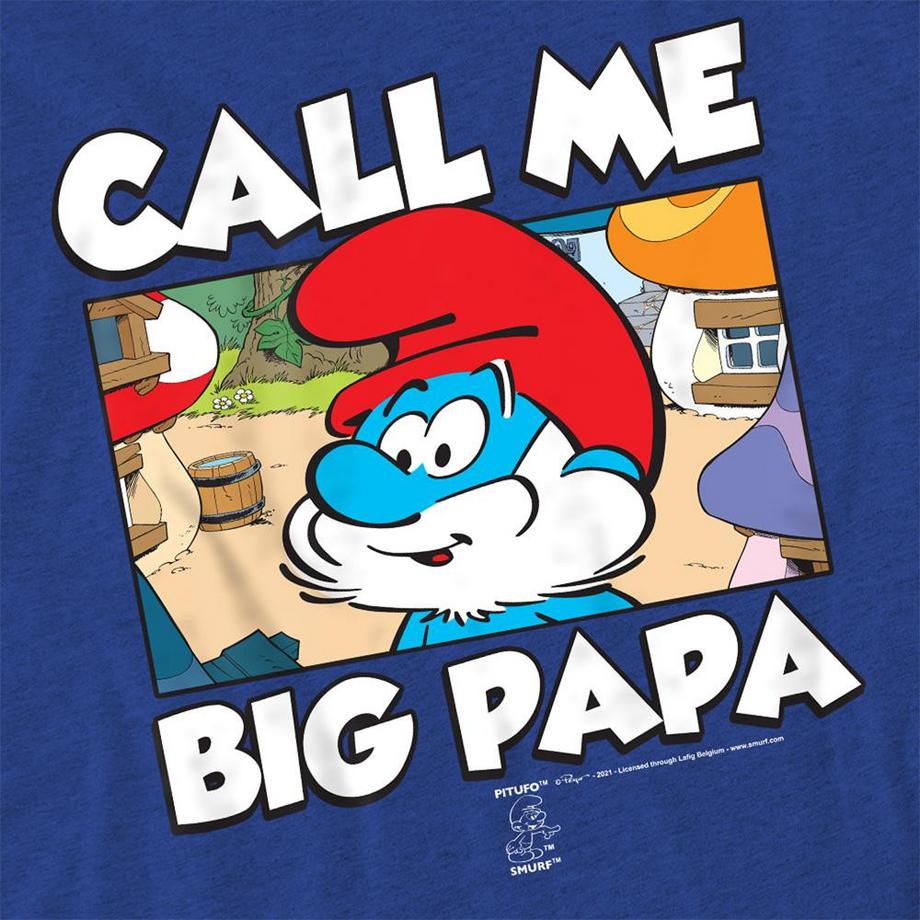Puffi  Call Me Big Maglietta Grande Puffo 