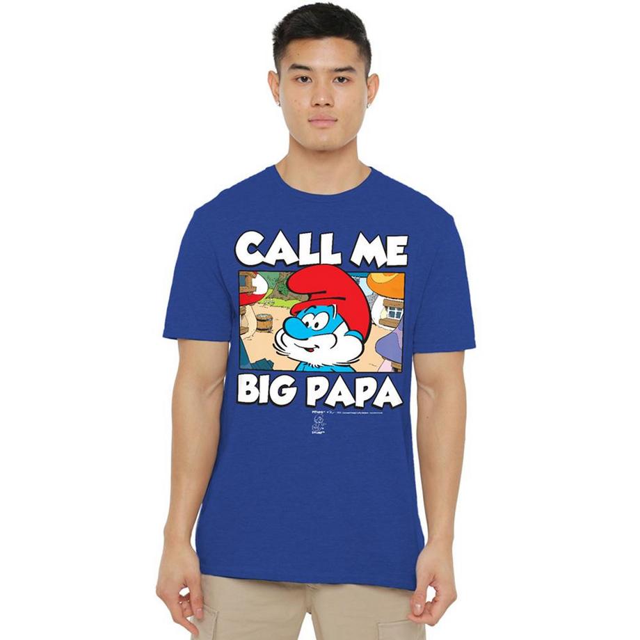 Puffi  Call Me Big Maglietta Grande Puffo 