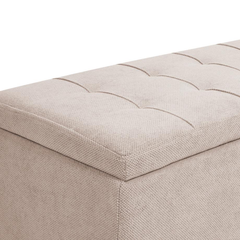 Beliani Pouf de rangement en Tissu  OREM  