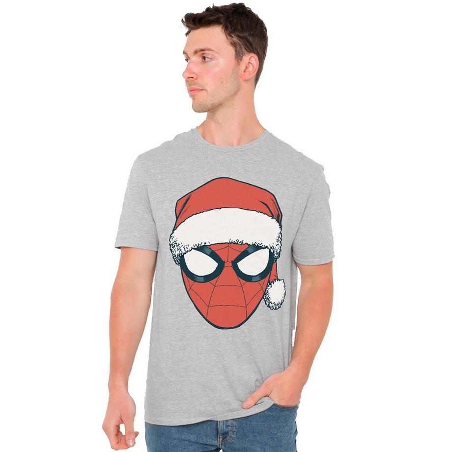 Spider-Man T-Shirt melange con design natalizio  